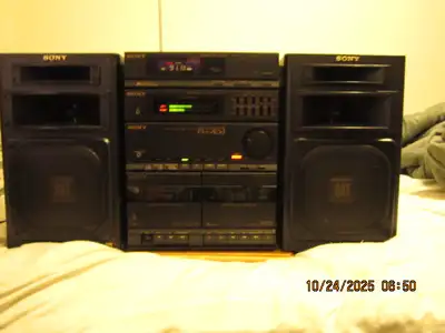 sony fh-404 mini stereo boombox, View more