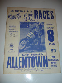 1965,66, Vintage Motorcycle Racetrack brochures and Triumph stuf