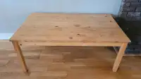 Free wood coffee table