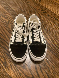 Checkerboard Vans Size 7 Shoes