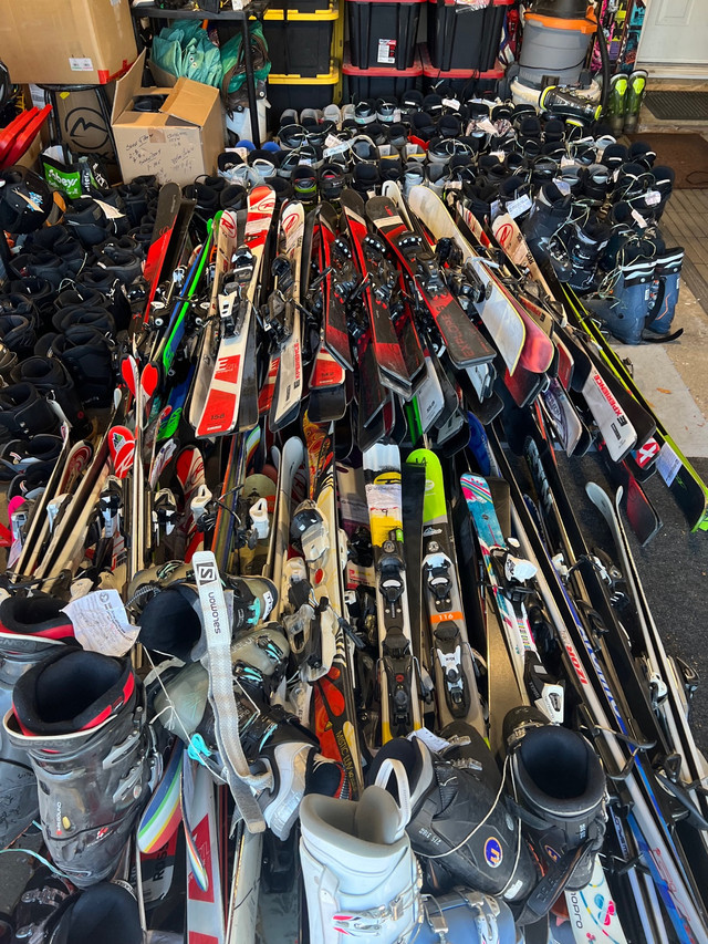 Tons of used skis, boots.Skis from 67cm-180cm PRICES VARY in Ski in Edmonton - Image 4