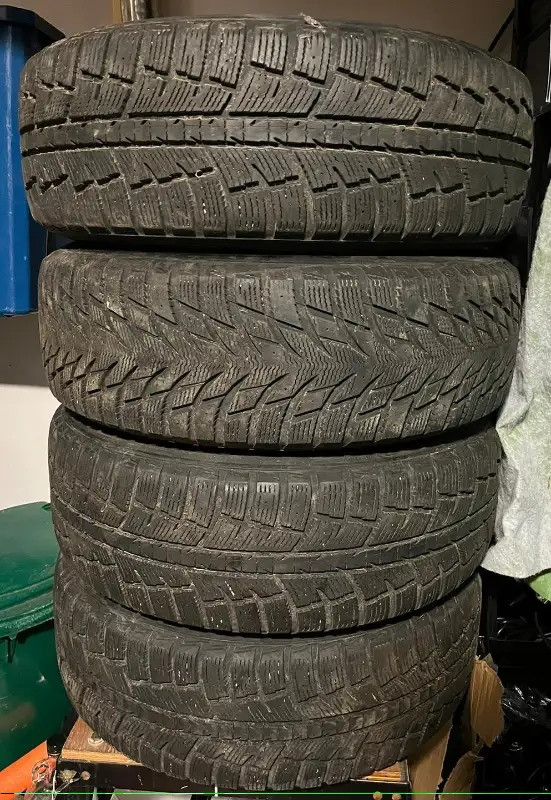 4 Winter Tire 225/65R17 with rims 5×120 or 5×4.72 bolt pattern, in Tires & Rims in Kitchener / Waterloo - Image 3