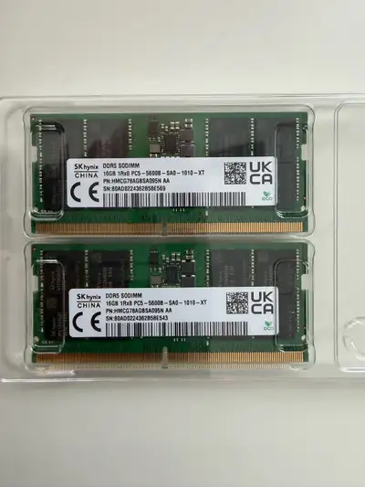 SO-DIMM DDR5 32GB (2x16 GB) RAM memory kit for laptop, View more