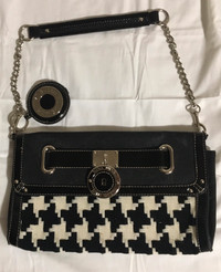 Nine West bag, purse  black and white 