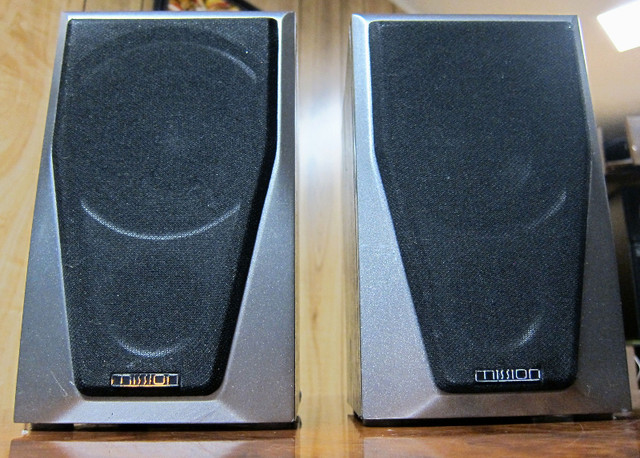 MISSION M2S SMALL BOOKSHELF SPEAKERS BETTER THAN MINIMUS 7 in Speakers in Ottawa - Image 4