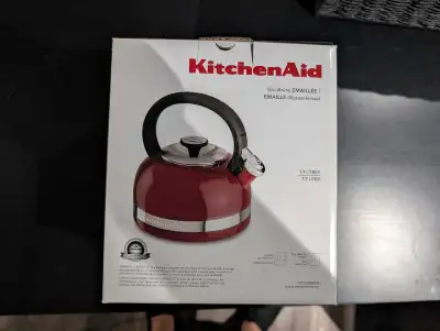 I'm selling a brand new KitchenAid Porcelain Enamel Kettle in its original packaging. This stylish a...