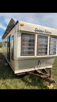 36’ golden falcon camper trailer park living farm bunkie storage