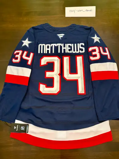 Team USA - Auston MATTHEWS #34 - Fanatics Premium Jersey - Size 42 - NEW This was the most exciting...