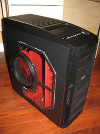 AZZA Solano 1000 Black/Red Full ATX Computer Case