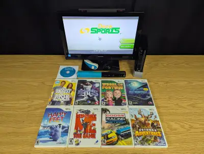 Wii Avec 10 Jeux Bien Lire La Description, View more