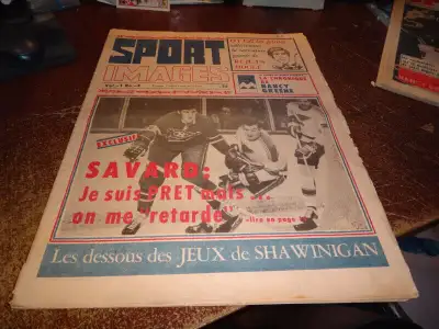 sport images vol 1 no 4 1972 hockey wrestling savard gump worsle, View more