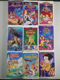 VHS Disney 0.50$ Chaque Ou 25$ Pour Le Lot