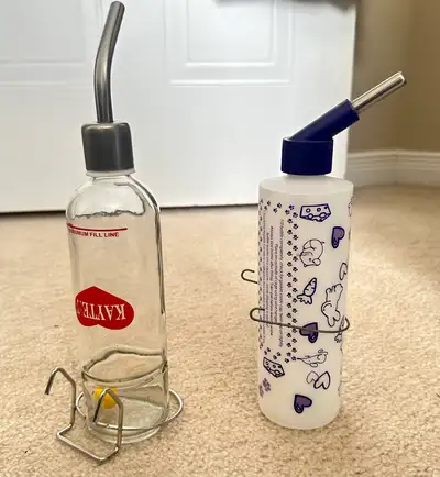 Small Pet Water Bottles with Holders, View more