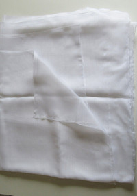 Brand New! 1.5 Meters White Sheer Curtain Fabric