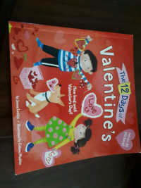 The 12 Days of Valentine's Book including 30 stickers