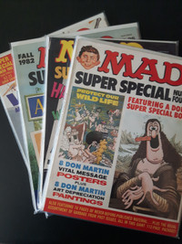 Vintage Mad super special magazines.