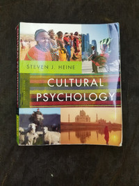 Cultural psychology - Steven J. Heine - 2d edition