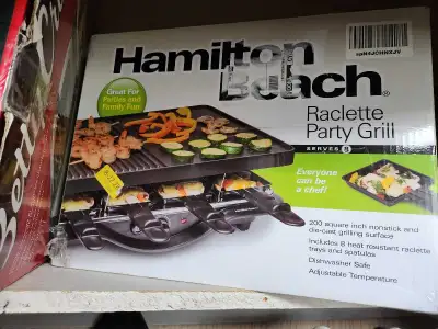 HAMILTON BEACH Party Grille New never been used . Great for dinner party's, where everyone can could...