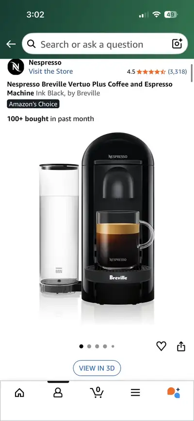 brand new- Nespresso Verturo plus. Breville, View more