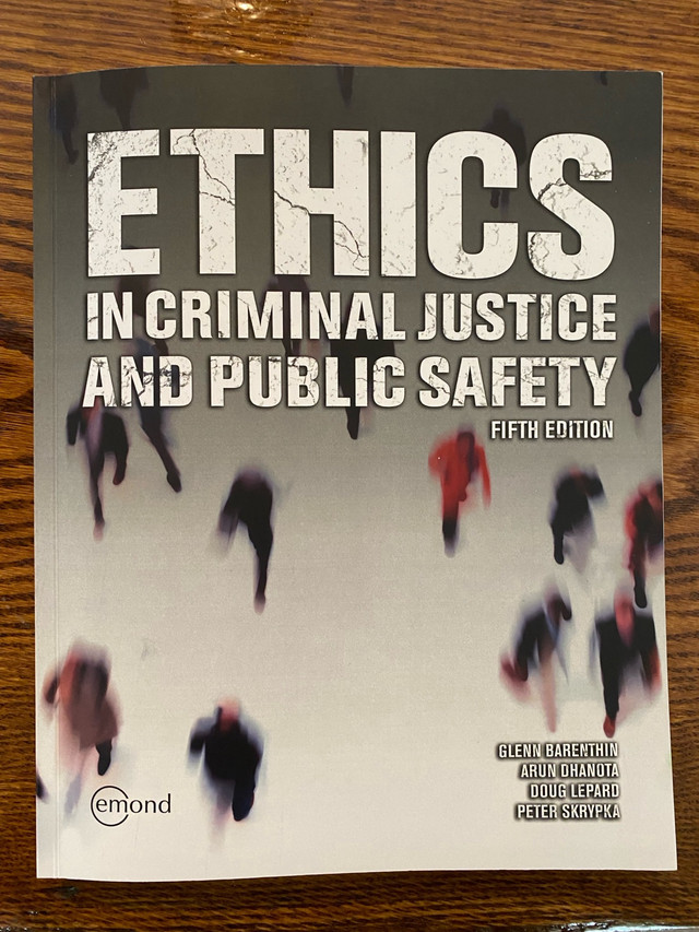 Ethics in Criminal Justice and Public Safety 5th Edition in Textbooks in Trenton