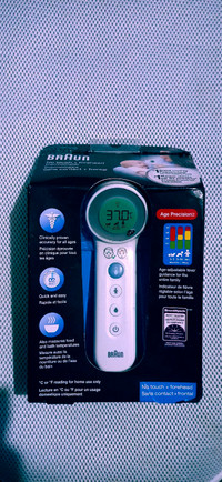 Braun no touch forehead thermometer