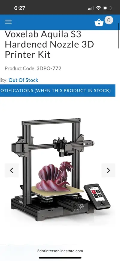 Voxellab Aquila S3 3D Printer, View more