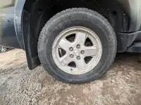 225/75 R16 set of tires/rims for sale