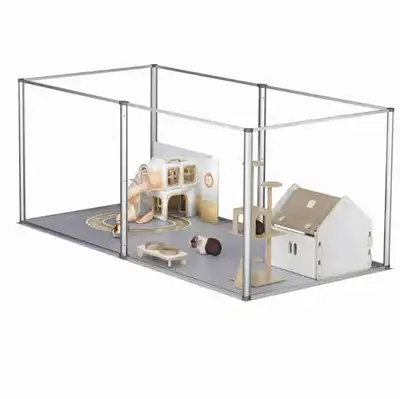 Clear acrylic minimalist small animal/small dog cage pl, View more