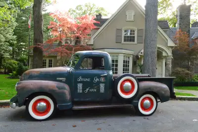 Original 6 volt - 216 ci straight 6 Engine and drive train are original. Cooker radial 6.5 tires 3"...