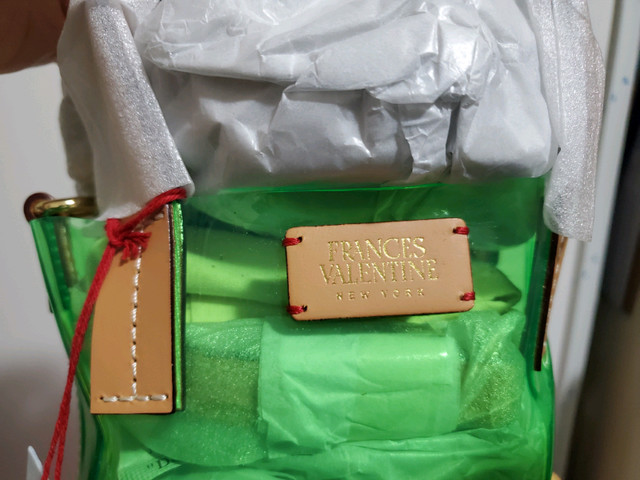 Frances Valentine Kate Spade Basket Bag Pouch Translucent in Women's - Bags & Wallets in Markham / York Region - Image 2