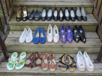 Shoes, Womens dress shoes, sandles and running shoes