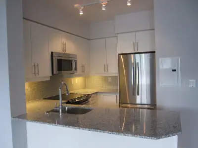 Condo for rent in the heart of Liberty Village. Spacious 1 bedroom plus den with 2 full bathrooms (o...