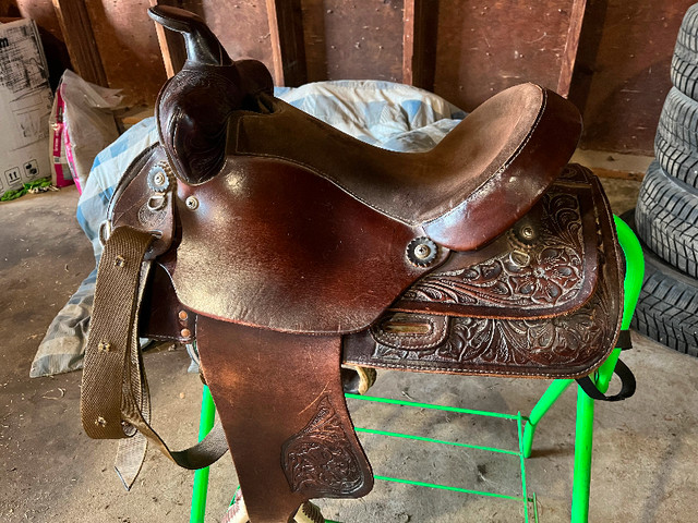 WESTERN RAWHIDE WINNIPEG CANADA Saddle in Equestrian & Livestock Accessories in Leamington