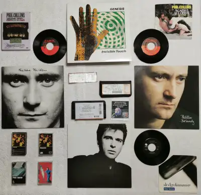 Genesis - 7 Vinyl + 3 Concert Stubs + 1 DVD + 4 Cassettes, View more