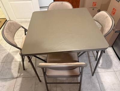 Dining Table with 4 Chairs, View more