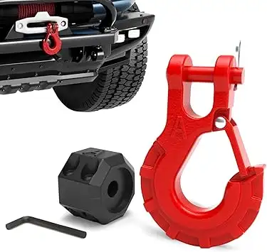 3/8" Winch Hook & Winch Cable Hook Stopper Sets, Heavy Duty, View more