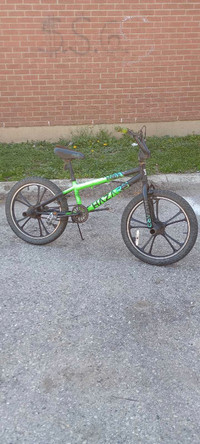 Green And Black BMX Bike For Kids