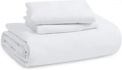 Bedsure White Twin Duvet Cover Set 68x90 Inches, View more