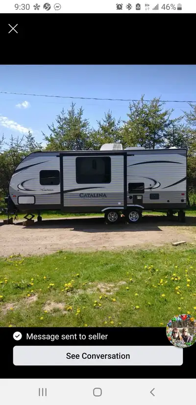2017 Catalina Coachman camper. In great shape. Everything works as it should. Only used a few times....