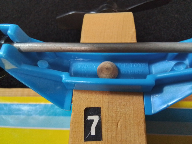 Vintage Early 1980s Fisher Price Wooden Plane Model in Arts & Collectibles in Oakville / Halton Region - Image 3