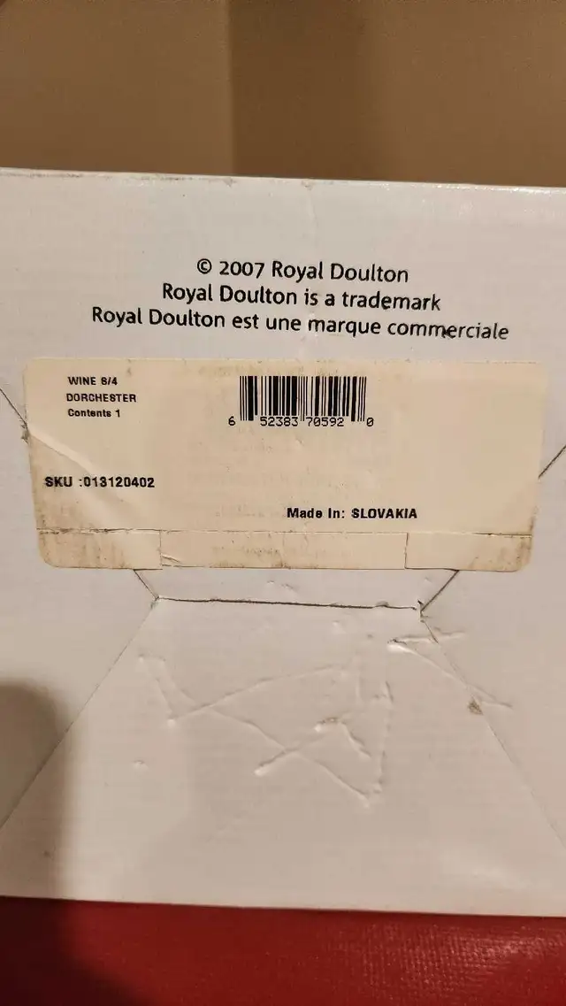 Royal Doulton wine glasses $250 in Kitchen & Dining Wares in Hamilton - Image 7