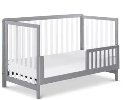 This beautiful, grey Baby Cache Heritage toddler bed is perfect for transitioning your little one fr...