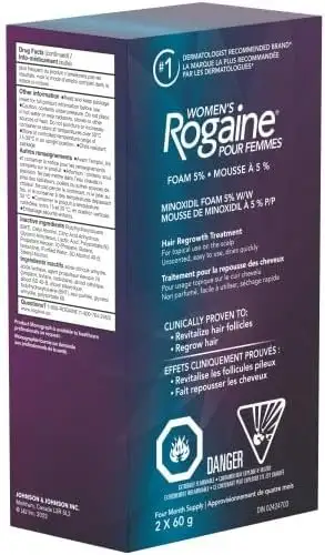 Rogaine Women's Hair Regrowth Foam with 5% Minoxidil, 2-pk $59., View more