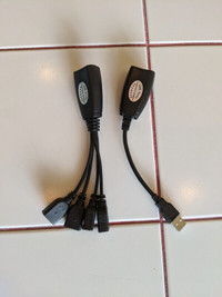 Extendeur + hub USB sur câble réseau
