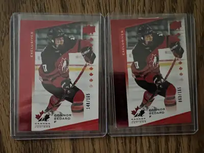 2 X Connor Bedard, Exclusives, Program Of Excellence, $875 Each., View more