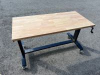 Husky 52 inch Adjustable Height Work Table