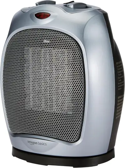 New oscillating ceramic space heater for sale. Indoor use, office and home, with overheat and tip ov...