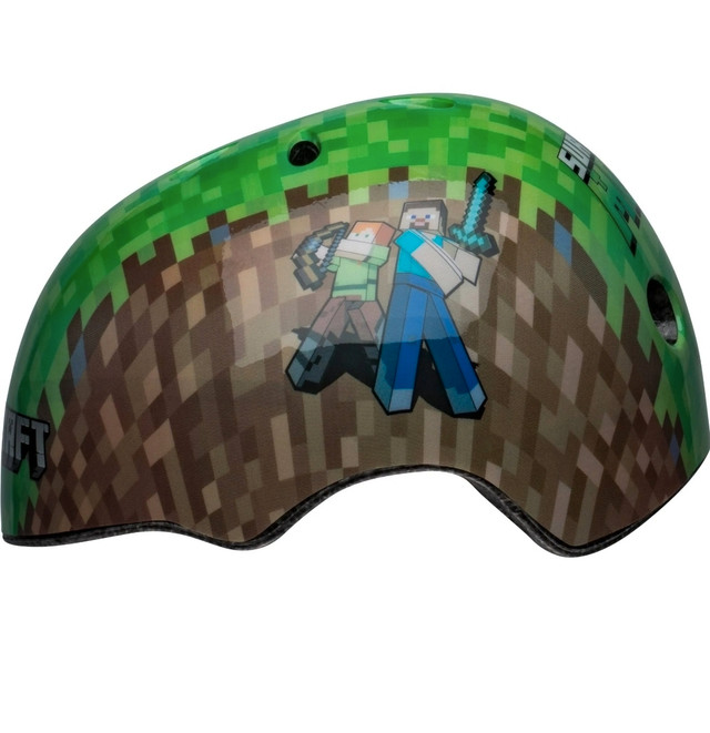 Bell Sports Minecraft 2D Child Multi-Sport Helmet *2 Available* in Clothing, Shoes & Accessories in City of Toronto - Image 4
