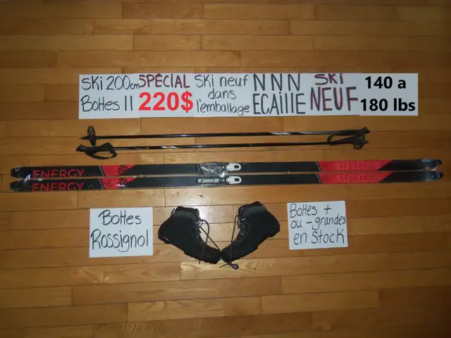 Ensembles kit de ski de fond écaille SKI NEUF in Ski in Lévis - Image 4