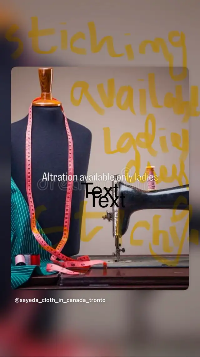altration and tailor available